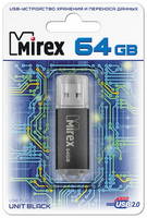 Флешка MIREX Unit 64ГБ Black (13600-FMUUND64)