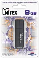 Флешка MIREX Line 8ГБ (13600-FMULBK08)