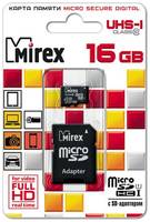 Карта памяти Micro SDHC MIREX 16GB 13613-ADSUHS16