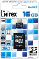 Карта памяти MIREX Micro SDHC 16GB 13613-ADTMSD16