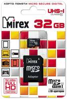 Карта памяти MIREX Micro SDHC 32GB 13613-ADSUHS32