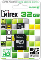 Карта памяти MIREX Micro SDHC 32GB 13613-AD10SD32