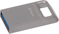 Флешка Kingston DataTraveler Micro 64ГБ Silver (DTMC3 / 64GB) (DTMC3/64GB)