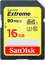 Карта памяти SanDisk Extreme SDHC SDSDXNE-016G-GNCIN 16GB