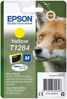 Картридж для струйного принтера Epson T1284 (C13T12844012) желтый, оригинал