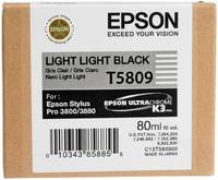 Картридж для струйного принтера Epson T5809 (C13T580900) серый, оригинал