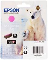 Картридж для струйного принтера Epson C13T26134010, пурпурный, оригинал C13T26134012