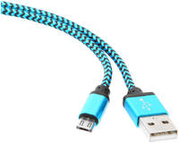 Кабель Gembird ″Cablexpert CC-mUSB2bl″ USB2,0 соединительный USB A-microB, синий (1,0м)