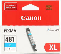 Картридж для струйного принтера Canon CLI-481XL C EMB голубой, оригинал