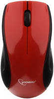 Беспроводная мышь Gembird MUSW-320-R Red / Black