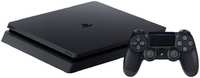 Игровая приставка Sony PlayStation 4 Slim 1Tb Black + Gran Turismo Sport (CUH-2108B)