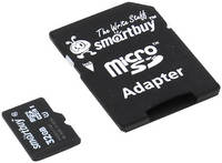 SmartBuy Карта памяти MicroSD 32GB Smart Buy Class 10 UHS-I +SD адаптер SB32GBSDCL10-01