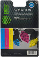 Заправочный комплект для струйного принтера Cactus CS-RK-CZ110-112 цветной