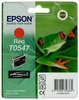 Картридж для струйного принтера Epson T0547 (C13T05474010) красный, оригинал