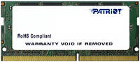 Patriot Memory Оперативная память Patriot 4Gb DDR4 2400MHz SO-DIMM (PSD44G240082S) Signature Line