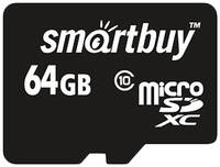 Карта памяти SmartBuy SDHC SB64GBSDCL10-01 64GB