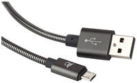 Кабель Elray microUSB 1,2м Grey TYPEA. MICRO-USB. 1.2м (ABMBC12GR)