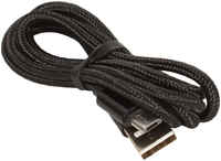 Jet.A Кабель USB/micro USB Jet,A JA-DC21 1м черный (QC 3,0, пропускная способность 2A)