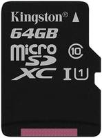 Карта памяти Kingston Canvas Select microSDXC 64GB + адаптер Canvas Select Plus