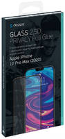 Защитное стекло Deppa Privacy 2.5D Full Glue iPhone 12 Pro Max (62708)