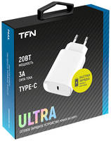 Сетевое зарядное устройство TFN Ultra PD, 1 USB, (TFN-WCRPD30W01) white