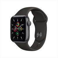 Смарт-часы Apple Watch SE 40mm Space Grey with Black Sport Band (MYDP2RU / A) (MYDP2RU/A)