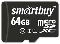 К/памяти Smartbuy 64GB Class 10 UHS-1 SB64GBSDCL10-00
