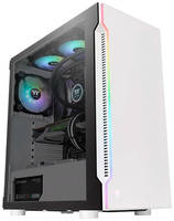 Корпус компьютерный Thermaltake H200 TG Snow RGB (CA-1M3-00M6WN-00) White