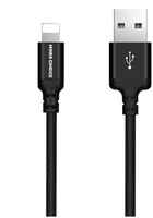Дата-кабель More choice K12i USB 2.1A для Lightning 8-pin нейлон 1м Black