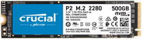 SSD накопитель Crucial P2 M.2 2280 500 ГБ (CT500P2SSD8)