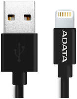 ADATA Кабель A-DATA Lightning-USB 1м, Black (AMFIPL-1M-CBK)