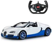 Rastar Машина на радиоуправлении 1:14 Bugatti Grand Sport Vitesse, цвет белый (70400W)