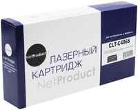 Тонер-картридж NetProduct (N-CLT-C406S) для Samsung CLP-360/365/368/CLX-3300/3305, C, 1K