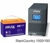 Источник бесперебойного питания Stark (STC1000 / 16+GX12100X2) (STC1000/16+GX12100X2)