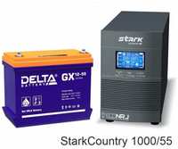 Stark Country 1000 Online, 16А + Delta GX 1255 (STC1000/16+GX1255X2)