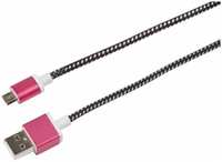 Кабель USB 2.0 Тип A - B micro Rexant 18-4240 в тканевой оплетке (1 штука) 1.0m