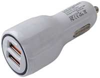 USB автомобильное зарядное устройство AVS 2 порта UC-123 Quick Charge (3А) (4627144071589)