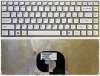 Клавиатура для ноутбука Sony NSK-S8K01 белая