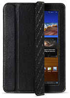 Кожаный чехол Melkco для Samsung Galaxy Tab 7.7″ P6810 / P6800 - Slimme Cover - чёрный