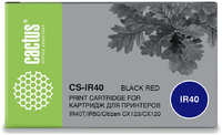 Картридж для матричного принтера CACTUS CS-IR40 (CS-IR40) черный, красный, совместимый