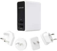 Сетевое зарядное устройство CAPDASE 2 USB для iPod/iPhonе/iPad Ampo R2