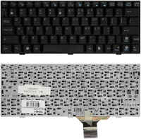 Клавиатура для ноутбука Asus S6, S6F, S6Fm Series. Плоский Enter. Черная, без рамки. PN: K