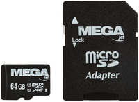 ProMEGA Jet, microSDXC, UHS-I, Cl10, с адаптером (PJ-MC-64GB)