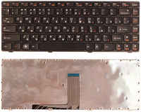 Клавиатура для ноутбука Lenovo Ideapad B470 V470 черная с рамкой