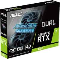 Видеокарта ASUS NVIDIA GeForce RTX 3050 DUAL OC Edition (DUAL-RTX3050-O8G)