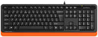Проводная клавиатура A4Tech FSTyler FKS10 Black / Orange