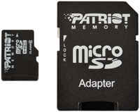 Patriot Memory Карта памяти PATRIOT Micro SDHC 16Гб (PSF16GMCSDHC10)