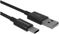 Дата-кабель More choice K42a Smart USB 3.0A для Type-C ТРЕ 1м Black (K42a Black)
