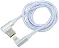 Дата-Кабель Arnezi Lightning - USB iPhone 6/7/8/X угловой, белый, 1 м A0605031