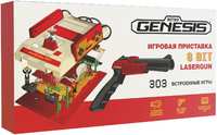 Игровая приставка 8 bit Retro Genesis Lasergun (303 в 1) + 303 встроенных игр + 2 геймпада 8 Bit Lasergun